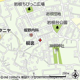 愛知県日進市岩崎町岩根220周辺の地図