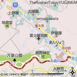 富士屋旅館周辺の地図