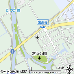 滋賀県近江八幡市安土町常楽寺1929周辺の地図
