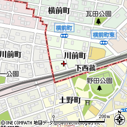 愛知県名古屋市中村区川前町560周辺の地図