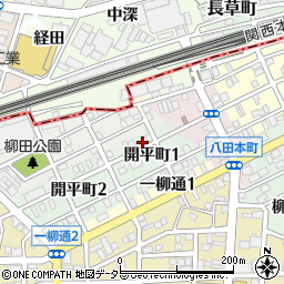 愛知県名古屋市中川区開平町1丁目47周辺の地図