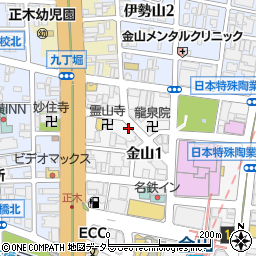名鉄協商古沢町駐車場周辺の地図