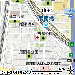 愛知県名古屋市中川区尾頭橋4丁目3周辺の地図