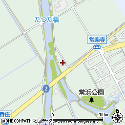 滋賀県近江八幡市安土町常楽寺2466周辺の地図