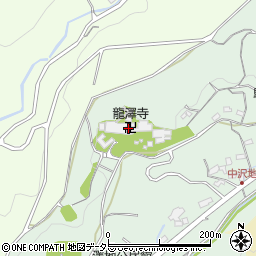 龍澤寺周辺の地図
