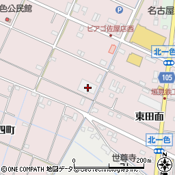 愛知県愛西市北一色町昭和364周辺の地図