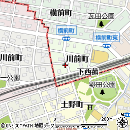 愛知県名古屋市中村区川前町561周辺の地図