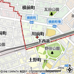 愛知県名古屋市中村区川前町549周辺の地図