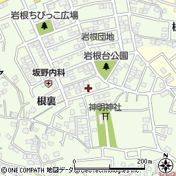 愛知県日進市岩崎町岩根224周辺の地図
