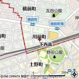 愛知県名古屋市中村区川前町548周辺の地図