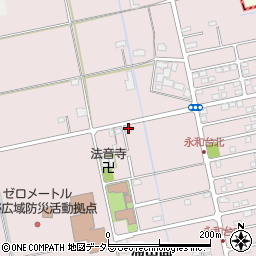 愛知県愛西市大井町浦田面276周辺の地図