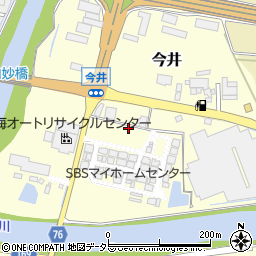 静岡県富士市今井周辺の地図
