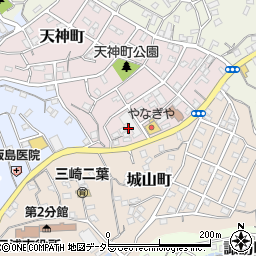 神奈川県三浦市天神町3周辺の地図