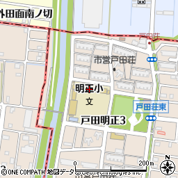 名古屋市立明正小学校周辺の地図