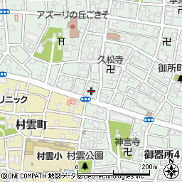 愛知県名古屋市昭和区御器所2丁目20周辺の地図