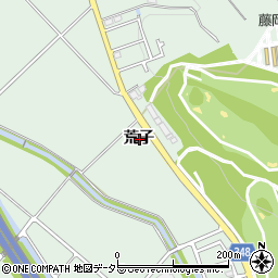 愛知県豊田市西中山町荒子周辺の地図
