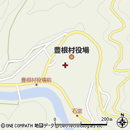 愛知県豊根村（北設楽郡）周辺の地図