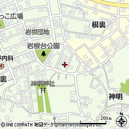 愛知県日進市岩崎町岩根18周辺の地図