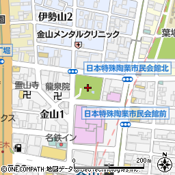 名古屋市古沢公園駐車場周辺の地図
