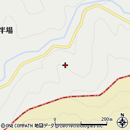 愛知県設楽町（北設楽郡）津具（東段戸）周辺の地図