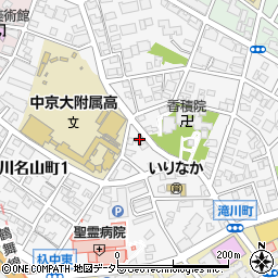 愛知県名古屋市昭和区川名山町114周辺の地図