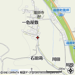 愛知県豊田市篠原町一色屋敷83周辺の地図