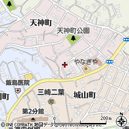 神奈川県三浦市天神町2周辺の地図