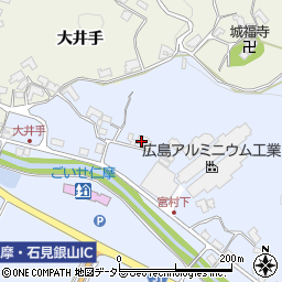 島根県大田市仁摩町大国宮村200周辺の地図