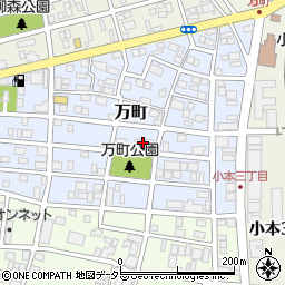 愛知県名古屋市中川区万町1503周辺の地図