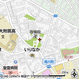 愛知県名古屋市昭和区川名山町周辺の地図