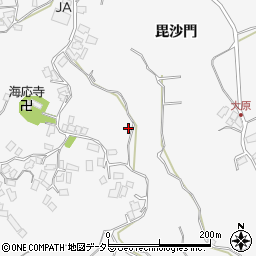 神奈川県三浦市南下浦町毘沙門周辺の地図