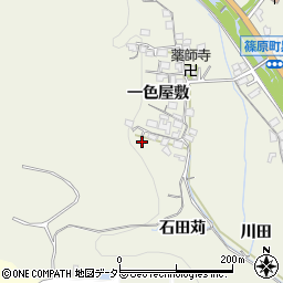 愛知県豊田市篠原町一色屋敷80周辺の地図