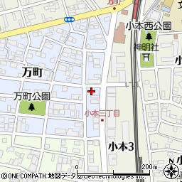 愛知県名古屋市中川区万町401周辺の地図