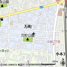 愛知県名古屋市中川区万町1502周辺の地図