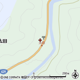 岡山県美作市太田167周辺の地図