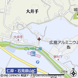 島根県大田市仁摩町大国宮村173周辺の地図