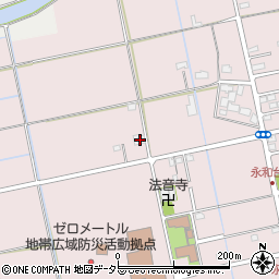 愛知県愛西市大井町浦田面245周辺の地図
