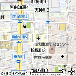 愛知県名古屋市昭和区明月町周辺の地図
