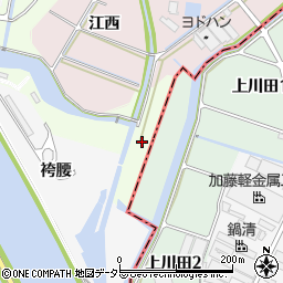 愛知県津島市中一色町神明堂周辺の地図