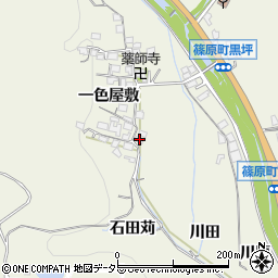 愛知県豊田市篠原町一色屋敷65周辺の地図