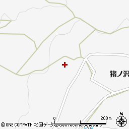愛知県設楽町（北設楽郡）東納庫（中島）周辺の地図