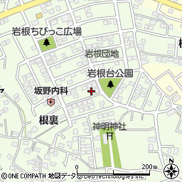 愛知県日進市岩崎町岩根210周辺の地図