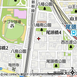 愛知県名古屋市中川区尾頭橋4丁目6周辺の地図