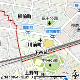 愛知県名古屋市中村区川前町508-3周辺の地図