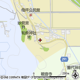 兵庫県丹波市柏原町母坪110周辺の地図