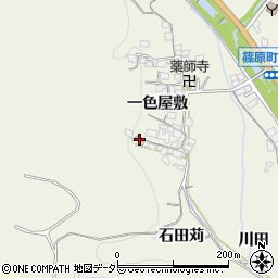 愛知県豊田市篠原町一色屋敷81周辺の地図