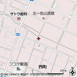愛知県愛西市北一色町昭和416周辺の地図