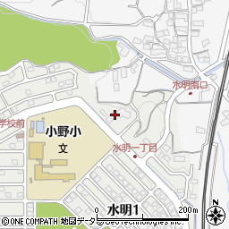 大津市立　小野児童館周辺の地図
