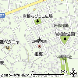 愛知県日進市岩崎町岩根247周辺の地図