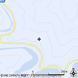 愛知県北設楽郡豊根村古真立クワ瀬周辺の地図
